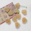 Wholesale Glass Glazed Handpainted Heart Beads For Diy Bracelet Necklace Accessories Environmentally Friendly Love Pattern