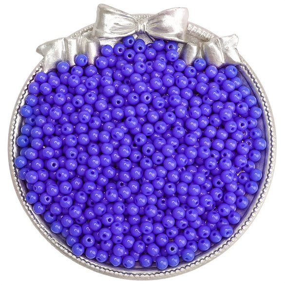 Wholesale Glass Glazed Solid Color Round Beads Handmade Beaded Bracelet Jewelry Accessories