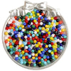 Wholesale Glass Glazed Solid Color Round Beads Handmade Beaded Bracelet Jewelry Accessories