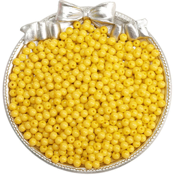Wholesale Glass Glazed Solid Color Round Beads Handmade Beaded Bracelet Jewelry Accessories