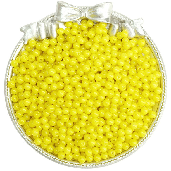 Wholesale Glass Glazed Solid Color Round Beads Handmade Beaded Bracelet Jewelry Accessories