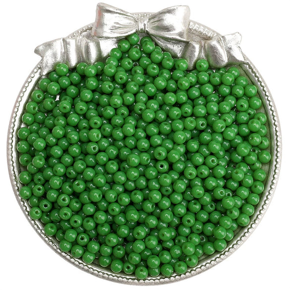 Wholesale Glass Glazed Solid Color Round Beads Handmade Beaded Bracelet Jewelry Accessories