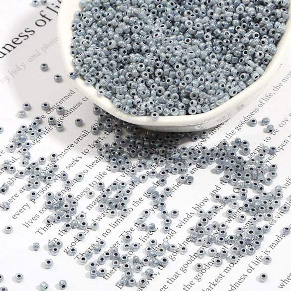 Wholesale Glass Loose Beads For Handmade Jewelry Cream Rice Shape Beaded Accessories For Bracelet And Earrings