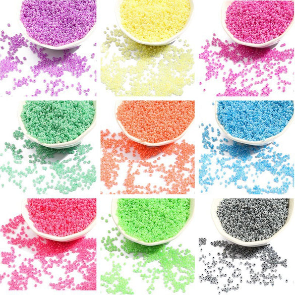 Wholesale Glass Loose Beads For Handmade Jewelry Cream Rice Shape Beaded Accessories For Bracelet And Earrings
