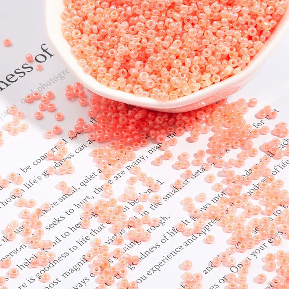 Wholesale Glass Loose Beads For Handmade Jewelry Cream Rice Shape Beaded Accessories For Bracelet And Earrings