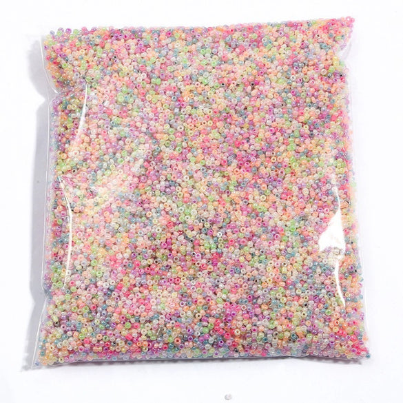 Wholesale Glass Loose Beads For Handmade Jewelry Cream Rice Shape Beaded Accessories For Bracelet And Earrings