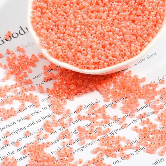 Wholesale Glass Loose Beads For Handmade Jewelry Cream Rice Shape Beaded Accessories For Bracelet And Earrings