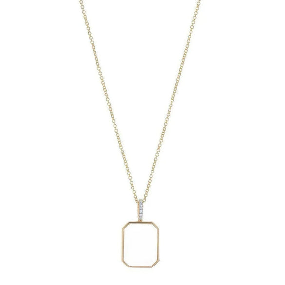 Wholesale Glass Photo Box Pendant Copper Geometric Electroplated Unisex