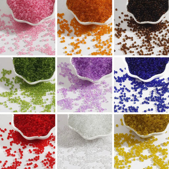 Wholesale Glass Transparent Loose Beads Handmade Diy Jewelry Material For Bracelet And Hairpin Accessories