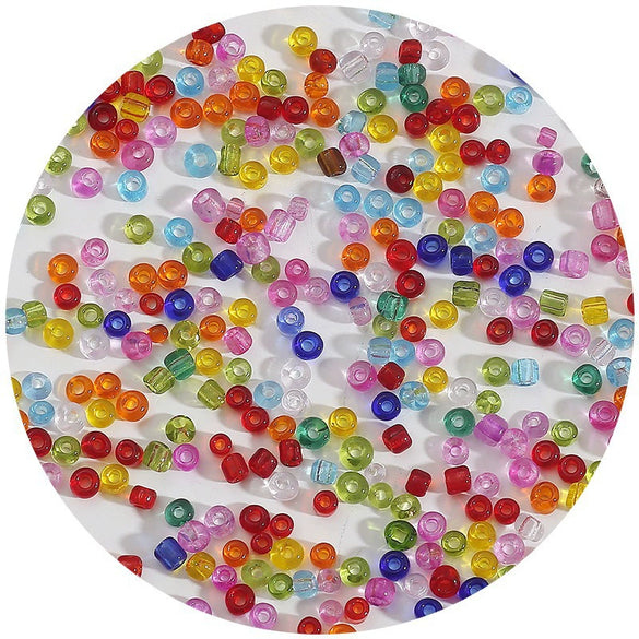 Wholesale Glass Transparent Loose Beads Handmade Diy Jewelry Material For Bracelet And Hairpin Accessories
