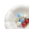 Wholesale Glazed Glass Cake Shape Beads Jewelry Fuel Injection Process For Bracelets Necklaces And Phone Chains