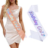 Wholesale Glitter Cloth Shoulder Strap Belt For Birthday Girls Knitted
