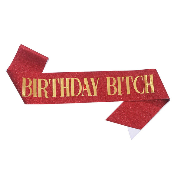 Wholesale Glitter Cloth Shoulder Strap Etiquette Belt With Bronzing For Party