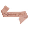 Wholesale Glitter Cloth Shoulder Strap Etiquette Belt With Bronzing For Party