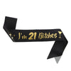 Wholesale Glitter Cloth Shoulder Strap Etiquette Belt With Bronzing For Party