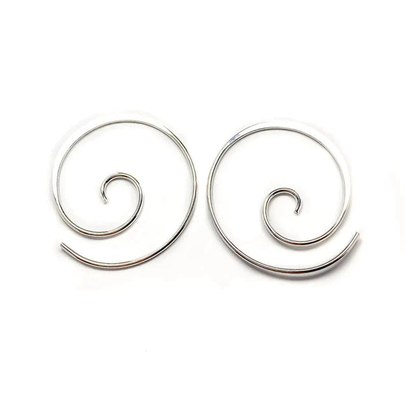 Wholesale Glossy Round Geometric Copper Handmade Earrings For Women