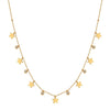 Wholesale Glowing Geometric Butterfly Titanium Steel Electroplated Calendering Chain Necklaces For Women
