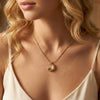 Wholesale Glowing Geometric Star And Moon Claw Diamond Light Luxury Electroplated Calendering Chain Necklace For Women