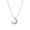 Wholesale Glowing Geometric Star And Moon Claw Diamond Light Luxury Electroplated Calendering Chain Necklace For Women
