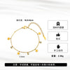 Wholesale Glowing Star Anklet For Women Simple Geometric Stainless Steel Jewelry With Moon Design
