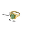 Wholesale Gold Electroplated Stainless Steel Women's Ring
