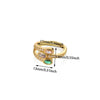 Wholesale Gold Electroplated Stainless Steel Women's Ring