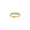 Wholesale Gold Electroplated Stainless Steel Women's Ring