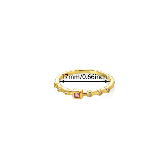Wholesale Gold Electroplated Stainless Steel Women's Ring