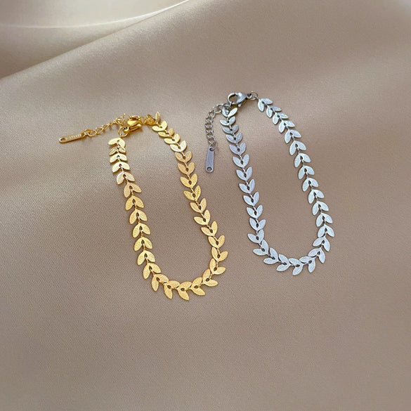 Wholesale Gold Inlaid Constellation Titanium Steel Bracelet For Women And Unisex