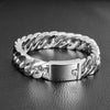 Wholesale Gold Plated Alloy Geometric Double Buckle Electroplated Men's Bracelet Jewelry