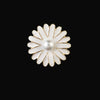Wholesale Gold Plated Flower Shaped Electroplated Silk Scarf Buckle For Women