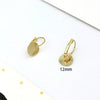 Wholesale Gold Plated French Buckle Ear Hook Accessories Electroplated Handmade Earring Material