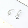 Wholesale Gold Plated French Buckle Ear Hook Accessories Electroplated Handmade Earring Material