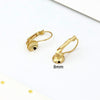 Wholesale Gold Plated French Buckle Ear Hook Accessories Electroplated Handmade Earring Material