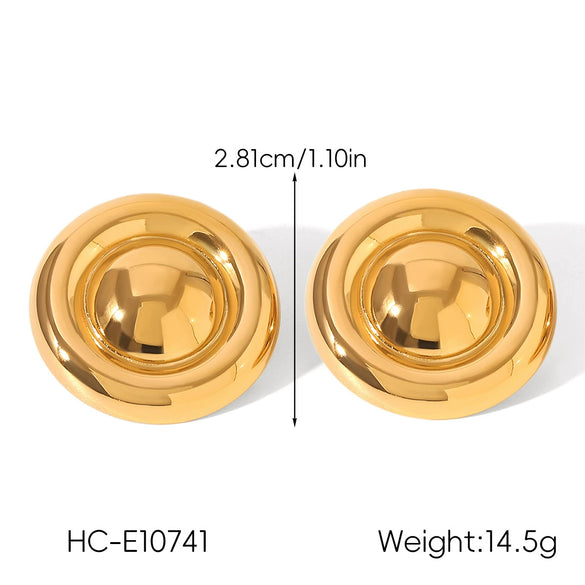 Wholesale Gold Plated Geometric Stainless Steel And Titanium Steel Jewelry For Women Necklace Bracelet Ring