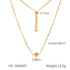 Wholesale Gold Plated Geometric Stainless Steel And Titanium Steel Jewelry For Women Necklace Bracelet Ring