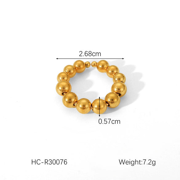 Wholesale Gold Plated Geometric Stainless Steel And Titanium Steel Jewelry For Women Necklace Bracelet Ring