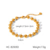 Wholesale Gold Plated Geometric Stainless Steel And Titanium Steel Jewelry For Women Necklace Bracelet Ring