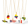 Wholesale Gold Plated Geometric Stainless Steel And Titanium Steel Necklace For Unisex