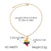 Wholesale Gold Plated Geometric Stainless Steel And Titanium Steel Necklace For Unisex