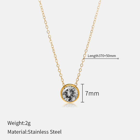 Wholesale Gold Plated Stainless Steel And Titanium Steel Geometric Cross Chain Necklace For Couples