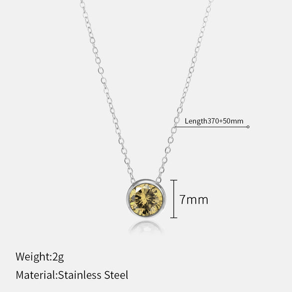 Wholesale Gold Plated Stainless Steel And Titanium Steel Geometric Cross Chain Necklace For Couples
