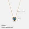 Wholesale Gold Plated Stainless Steel And Titanium Steel Geometric Cross Chain Necklace For Couples