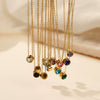 Wholesale Gold Plated Stainless Steel And Titanium Steel Geometric Cross Chain Necklace For Couples