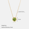 Wholesale Gold Plated Stainless Steel And Titanium Steel Geometric Cross Chain Necklace For Couples