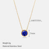 Wholesale Gold Plated Stainless Steel And Titanium Steel Geometric Cross Chain Necklace For Couples