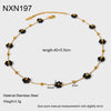 Wholesale Gold Plated Stainless Steel Daisy Flower Jewelry Set For Women