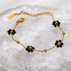Wholesale Gold Plated Stainless Steel Daisy Flower Jewelry Set For Women