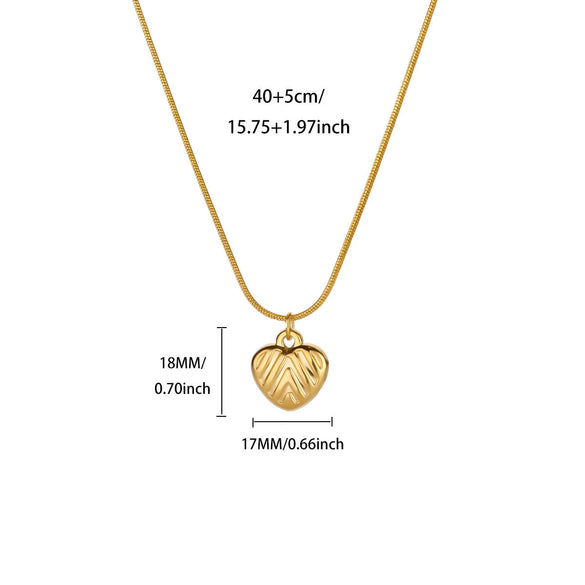 Wholesale Gold Plated Stainless Steel Geometric Eye Cross Portrait Heart Pendant Necklace For Unisex