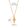 Wholesale Gold Plated Stainless Steel Geometric Eye Cross Portrait Heart Pendant Necklace For Unisex